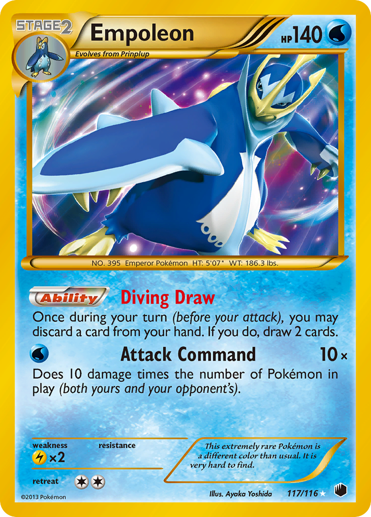 Empoleon (117/116) [Negro y Blanco: Plasma Freeze]