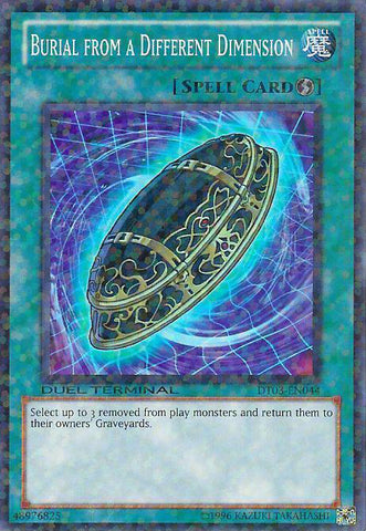 Entierro de otra dimensión [DT03-EN044] Super Rara