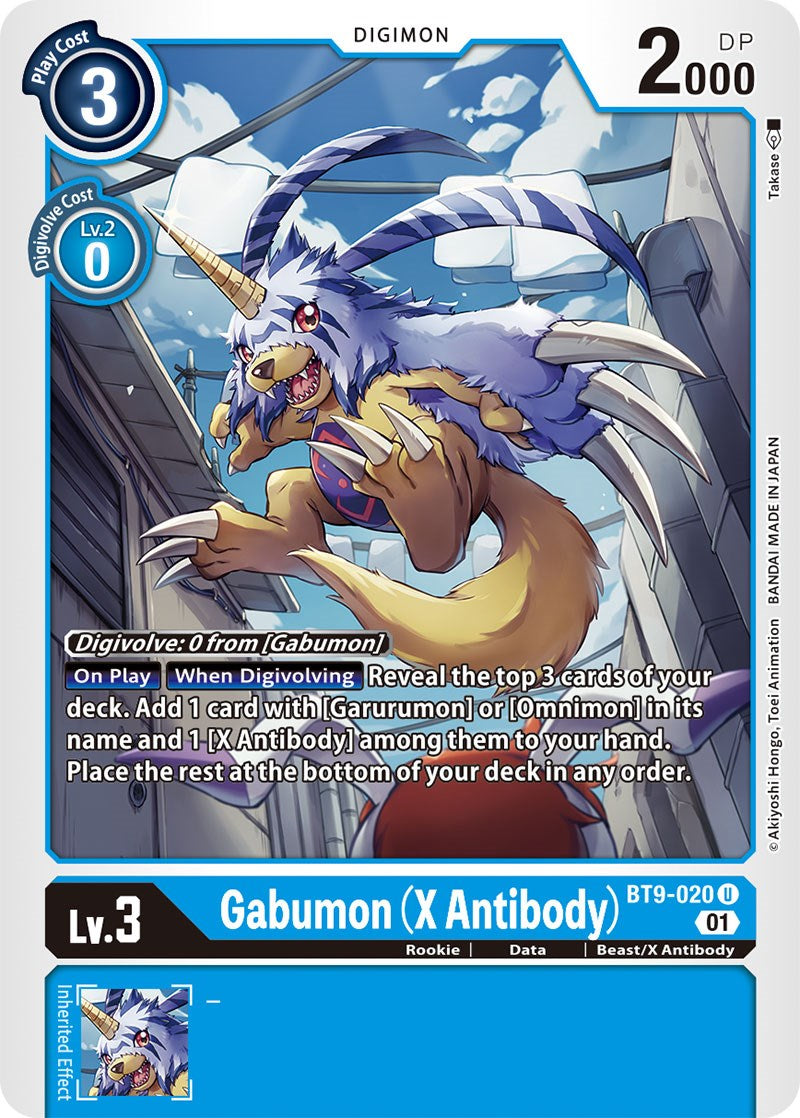 Gabumon (X Antibody) [BT9-020] [Registro X]