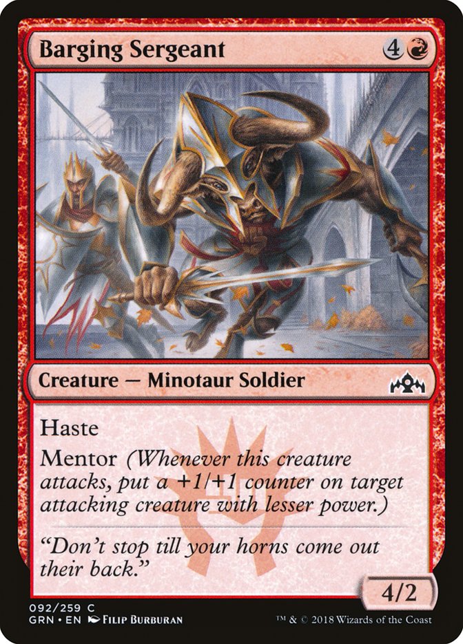 Sergent bélier [Guildes de Ravnica]