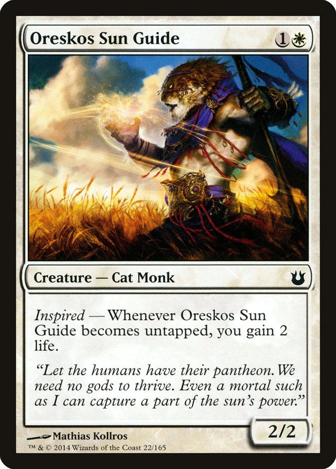 Guide-soleil d'Oreskos [Né des Dieux]