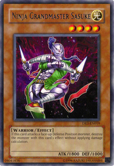 Ninja Gran Maestro Sasuke [DR3-EN019] Rara