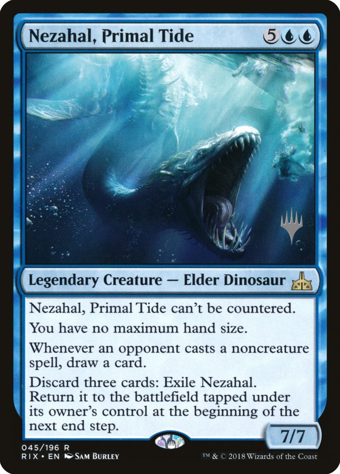 Nezahal, marée primordiale (Booster promo) [Promos Les combattants d'Ixalan]