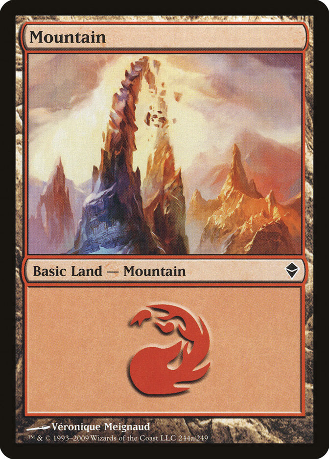 Montaña (244a) [Zendikar]