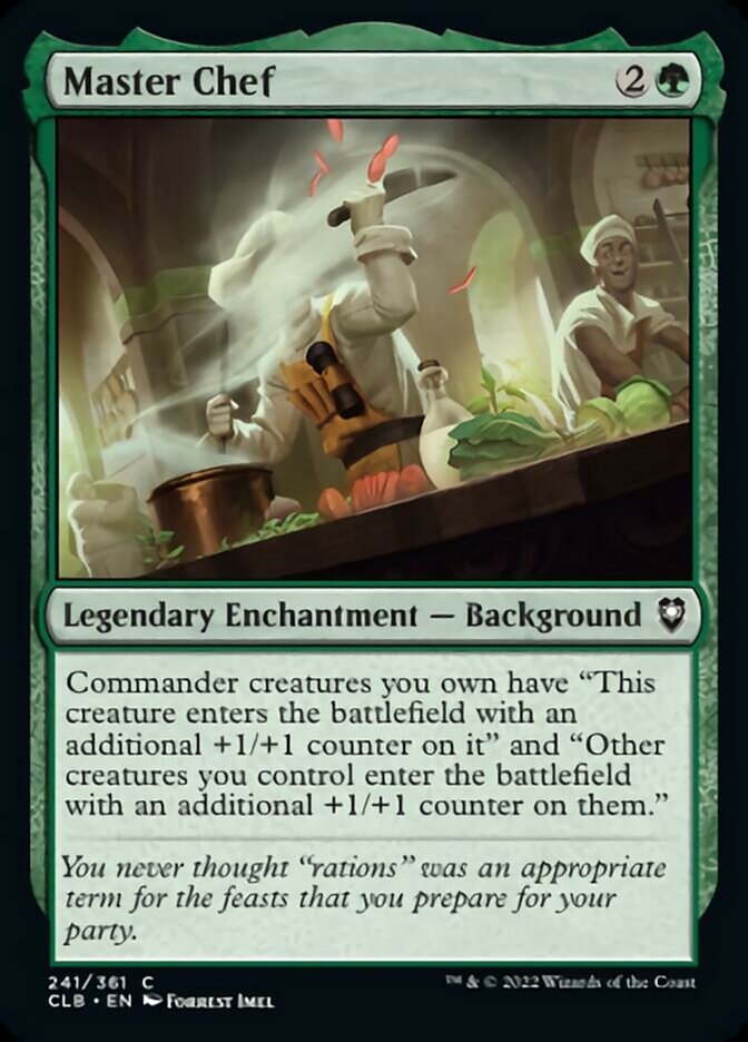 Maître cuisinier [Commander Legends : La bataille de la Porte de Baldur]