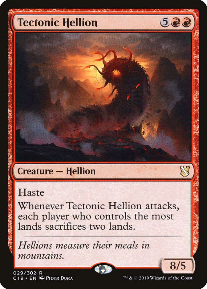 Hellion tectonique [Commander 2019]