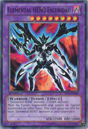 HÉROS Élémentaire Escuridao [SP13-EN046] Starfoil Rare
