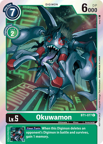 Okuwamon [BT1-077] (Paquete de evento) [Promos de la versión 1.0 del Booster de lanzamiento especial]