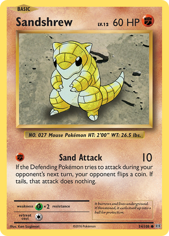 Sabelette (54/108) [XY: Évolutions]