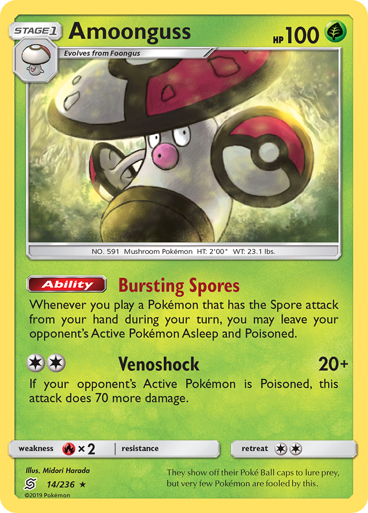 Mushroomonbo (14/236) [Soleil et Lune : Harmonie des Esprits]
