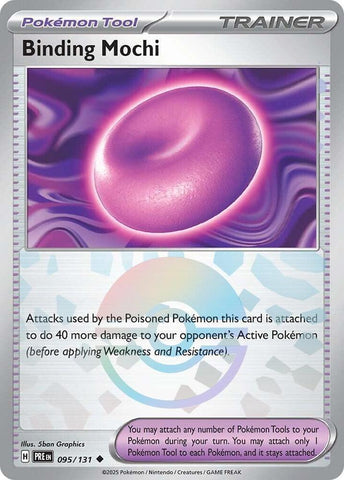 Mochi vinculante (095/131) (patrón de Poké Ball) [Escarlata y Púrpura: Evoluciones Prismáticas]