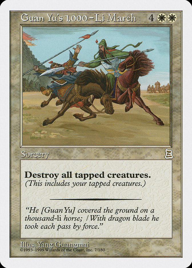La marche de mille lieues de Guan Yu [Portail des Trois Royaumes]
