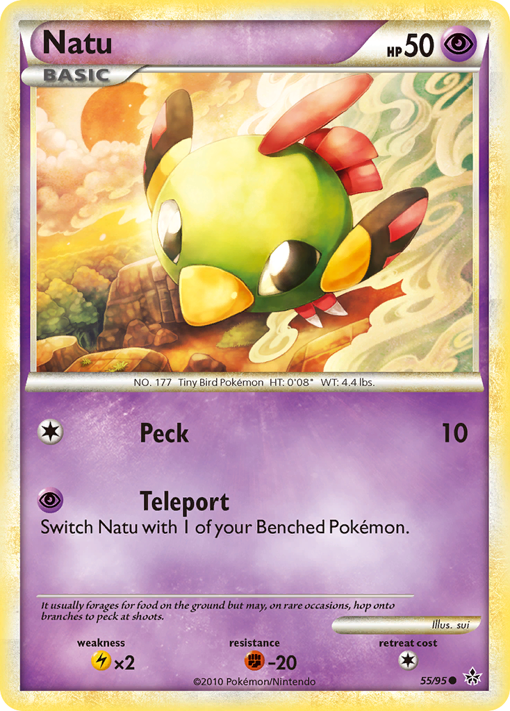 Natu (55/95) [HeartGold & SoulSilver: Indomptables]