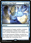 Le Dernier Mot de Kefnet [Prerelease Promos d'Hour of Devastation]