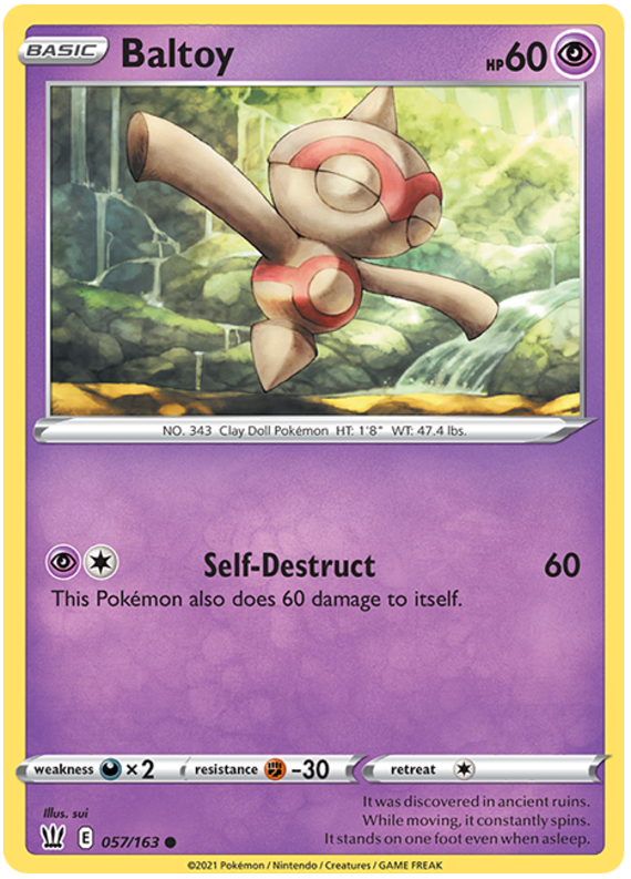 Baltoy (057/163) [Espada y Escudo: Estilos de Combate]