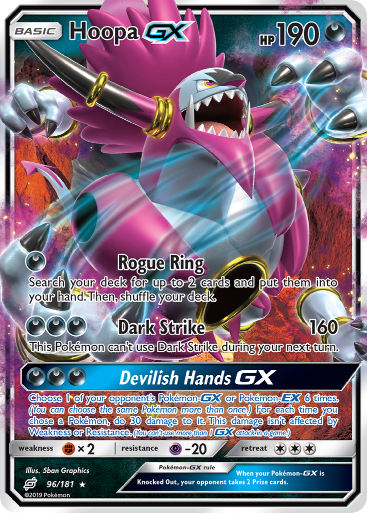 Hoopa GX (96/181) [Soleil et Lune : Duo de Choc]