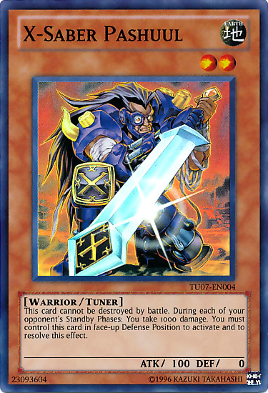 X-Saber Pashuul [TU07-FR004] Super Rare