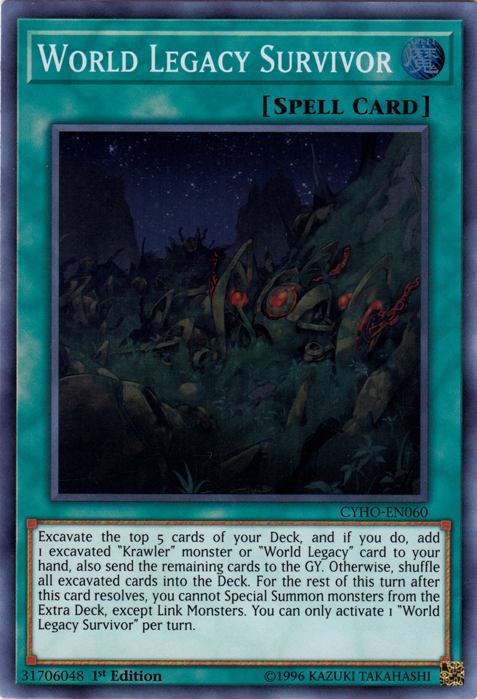 Sobreviviente del Legado Mundial [CYHO-SP060] Súper Rara