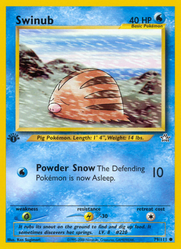 Swinub (79/111) [Neo Genesis 1ª edición]