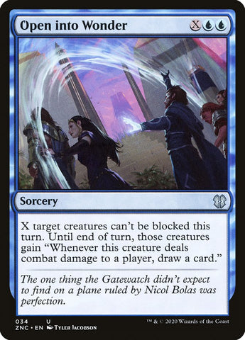 Abierto a la Maravilla [Commander de Zendikar Rising]