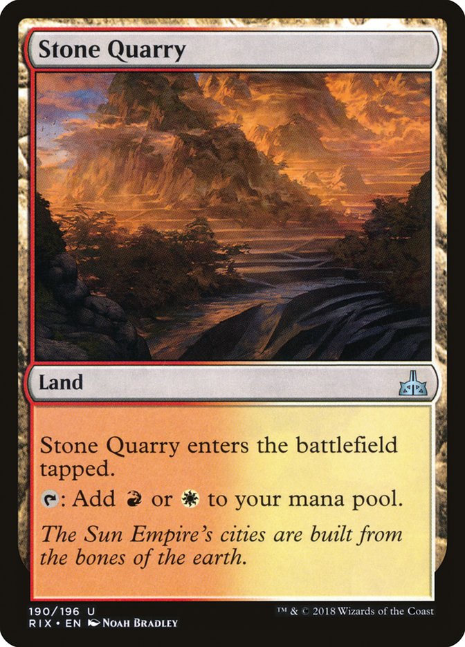 Cantera de Piedra [Rivales de Ixalan]