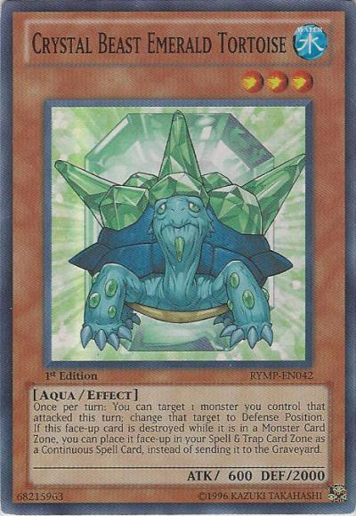 Bête Cristalline Tortue d'Émeraude [RYMP-FR042] Super Rare