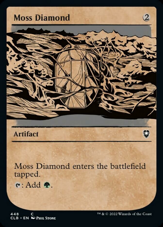 Diamant de mousse (Présentoir) [Commander Legends : Battle for Baldur's Gate]