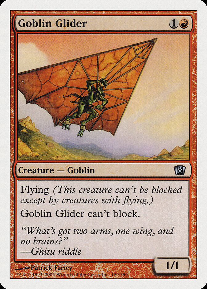 Planeur gobelin [Huitième édition]