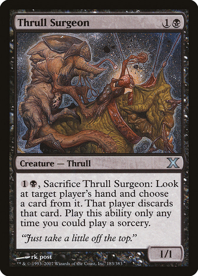 Chirurgien thallide [Dixième édition]