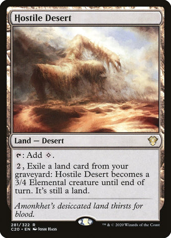 Désert hostile (Commander 2020)