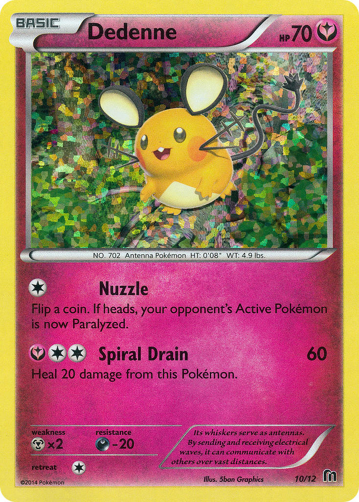 Dedenne (10/12) [Promociones de McDonald's: Colección 2016]