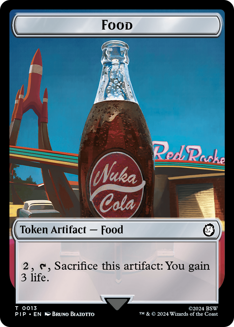 Nourriture (0013) // Copie Jeton Recto-Verso [Jetons Fallout]