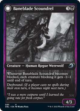 Canalla hoja perdición // Merodeador garra perdición [Innistrad: Doble función]