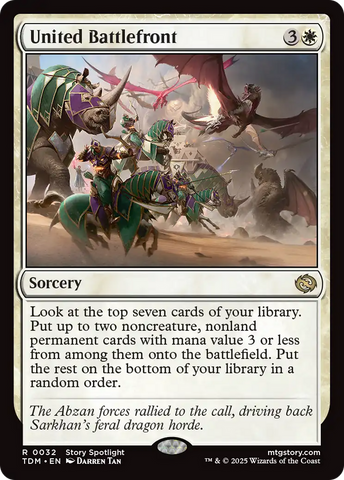 Frente de Batalla Unido [Tarkir: Tormenta de Dragones]