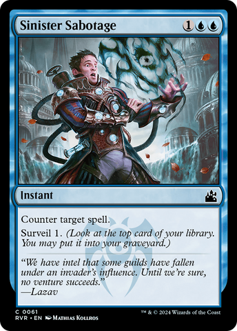 Sabotaje Siniestro [Ravnica Remastered]