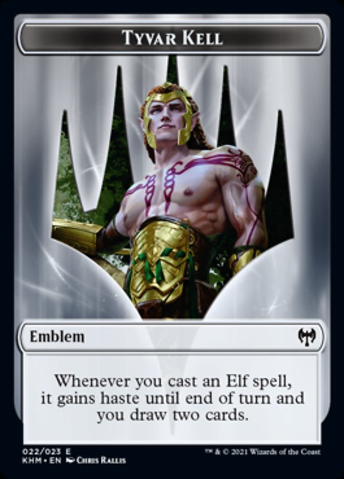 Emblème de Tyvar Kell [Jetons Kaldheim]