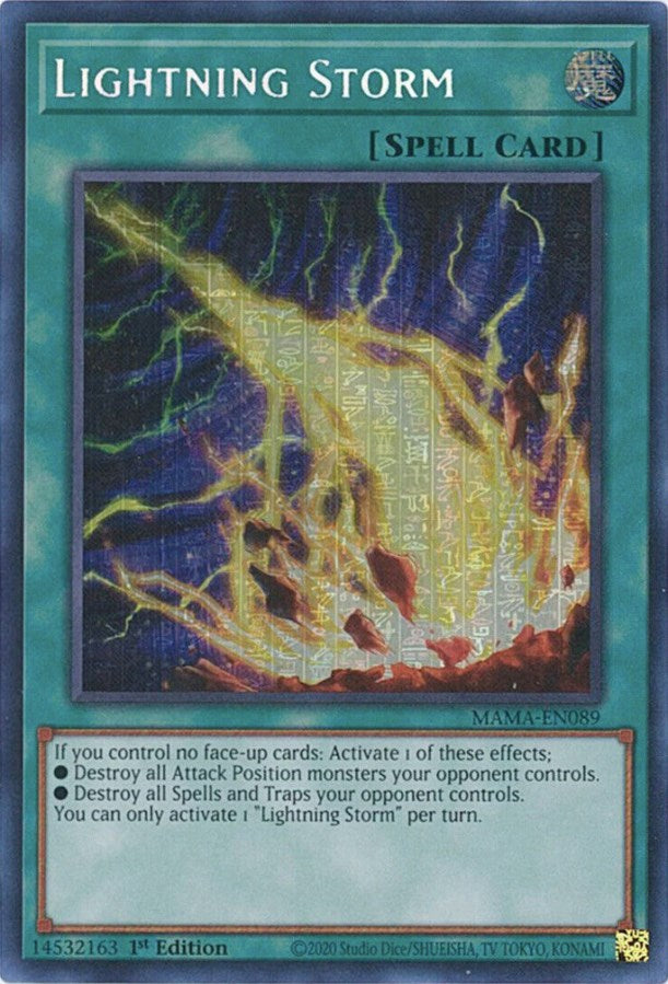 Orage [MAMA-FR089] Rare Secrète du Pharaon