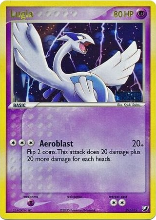 Lugia (29/115) (Estampada) [EX: Fuerzas Ocultas]