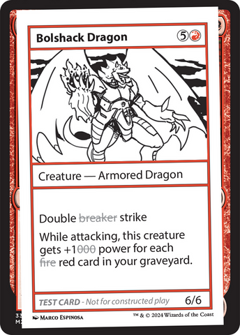 Dragon Bolshack [Cartes de test du Booster Mystère 2]