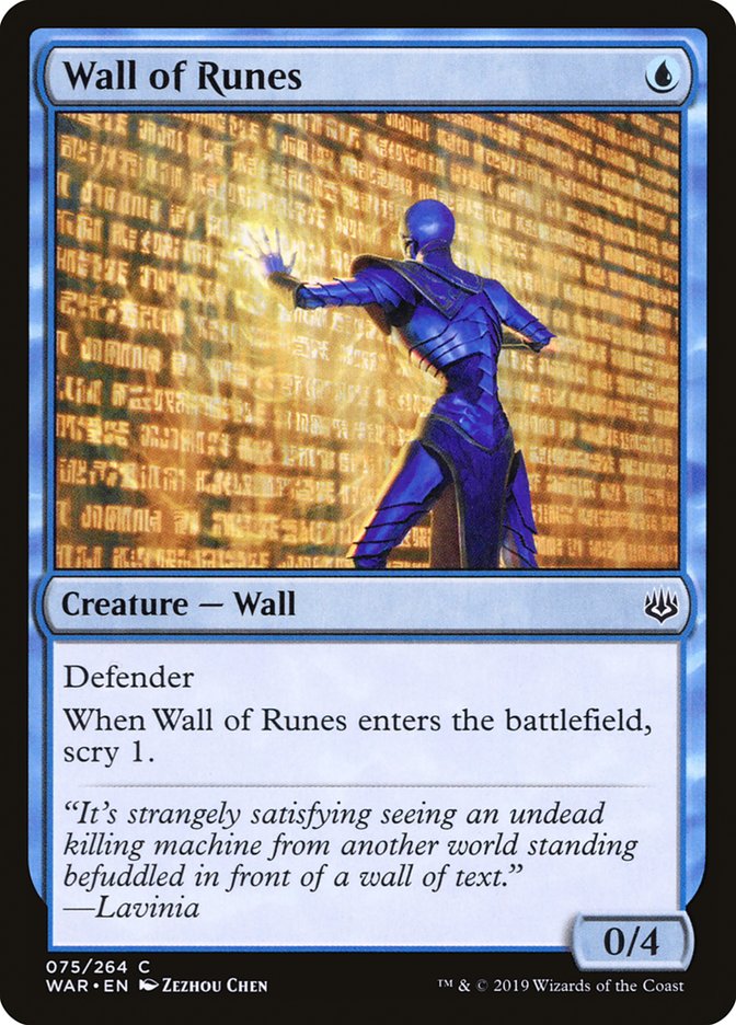 Mur de Runes [Guerre de l'étincelle]