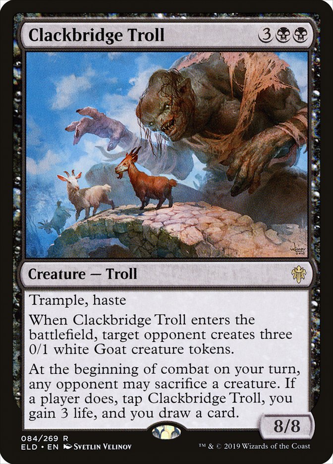 Troll de Clackbridge [Le Trône d'Eldraine]