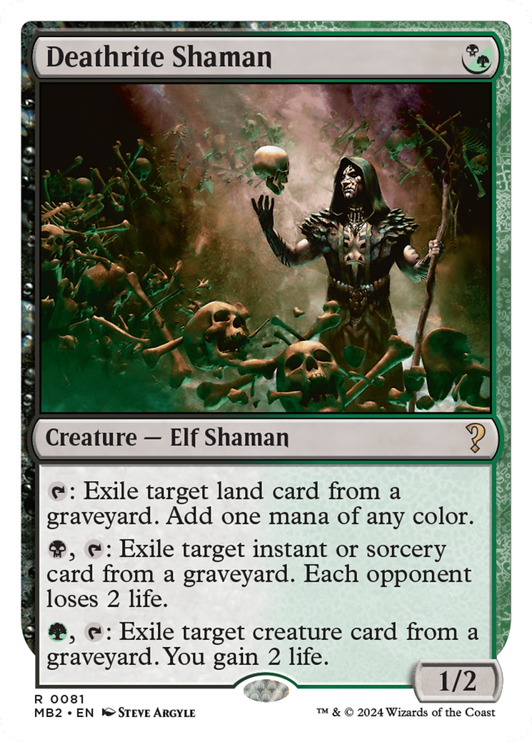 Shamane de la mort (bord blanc) [Mystery Booster 2]