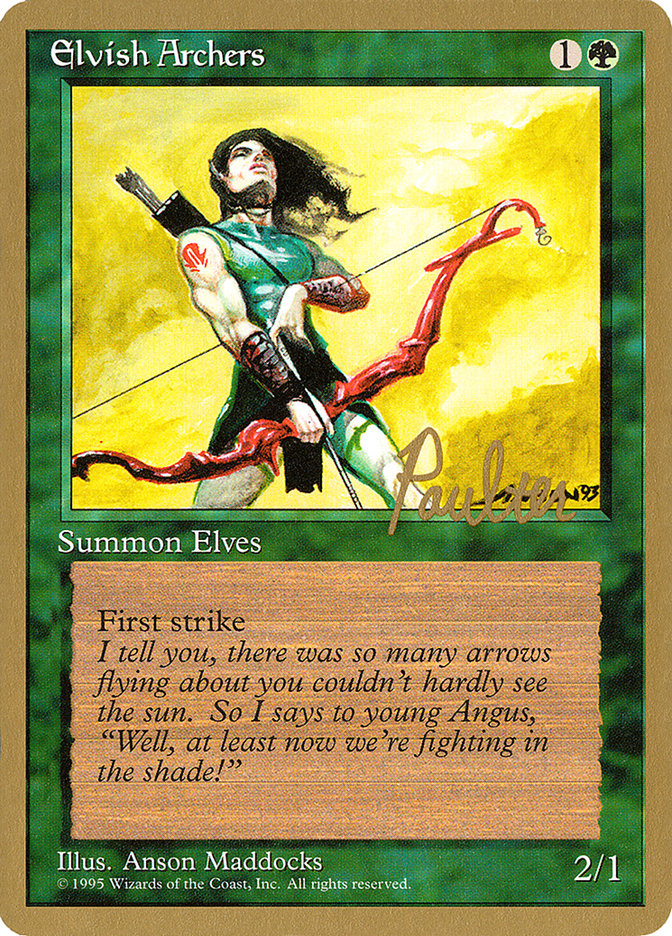 Archers elfiques (Preston Poulter) [Pro Tour Collector Set]