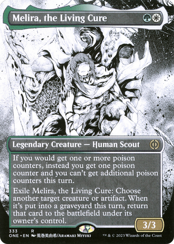 Melira, la Cura Viviente (Manga sin bordes) [Phyrexia: Todo Uno]
