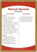 Lista de Mazo de Manuel Bevand [World Championship Decks 2004]