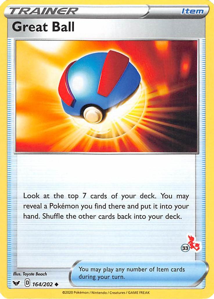 Super Ball (164/202) (Sello Cinderace