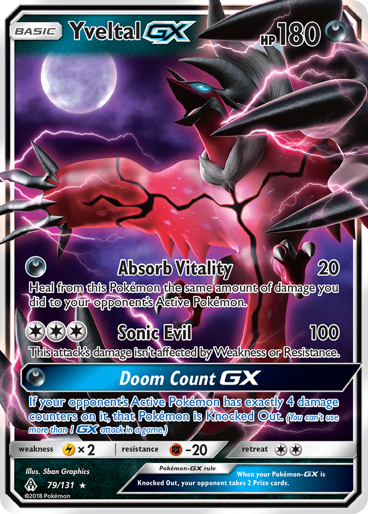 Yveltal GX (79/131) [Soleil et Lune : Lumière Interdite]