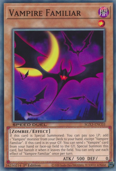 Familiar de vampiro [SGX3-ENC03] Común