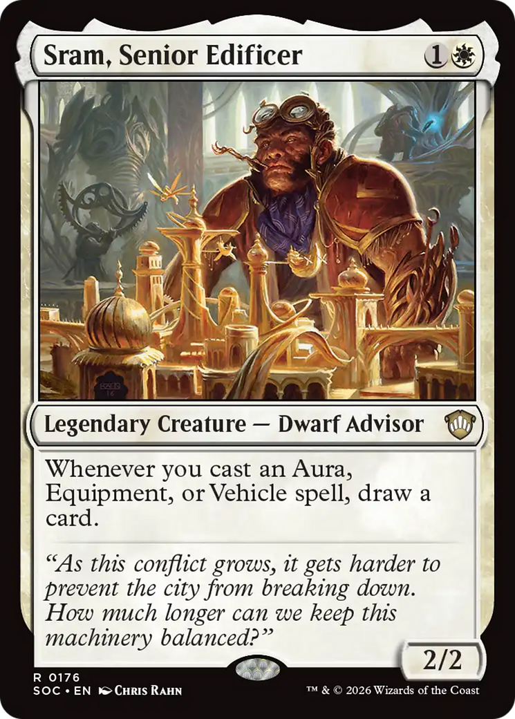 Sram, Edificador sénior [Secrets of Strixhaven Commander]
