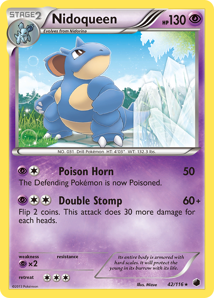 Nidoqueen (42/116) [Negro y Blanco: Plasma Freeze]